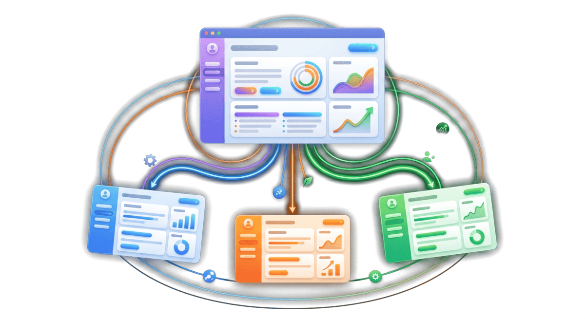 dare2plan strategisch dashboard met cascaderende doelen