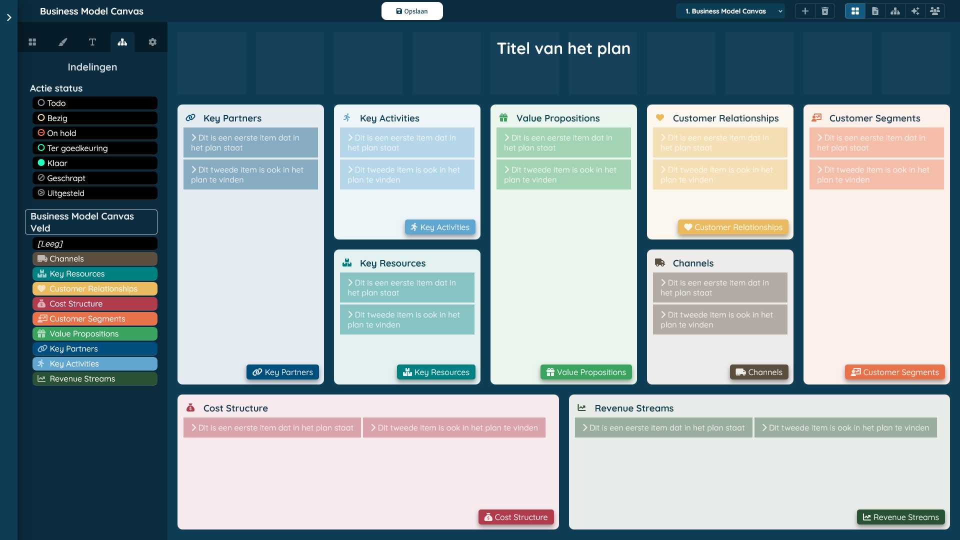 Dare2plan Template Builder